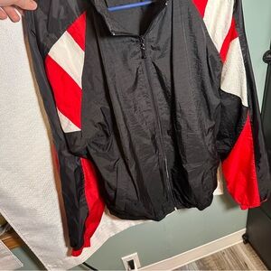 McGregor Black and Red Windbreaker Jacket